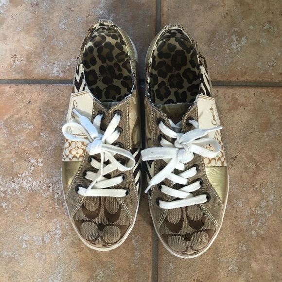 coach patchwork sneakers